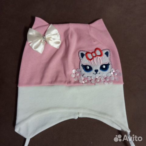 Летняя шапка для девочки 1-2 года