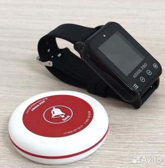 Кнопка вызова официанта персонала и часы Элит