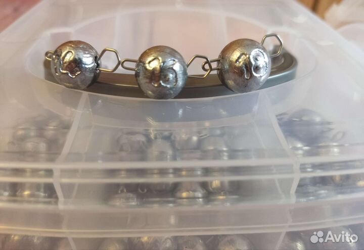 Набор 120шт рыболовные груза Чебурашки