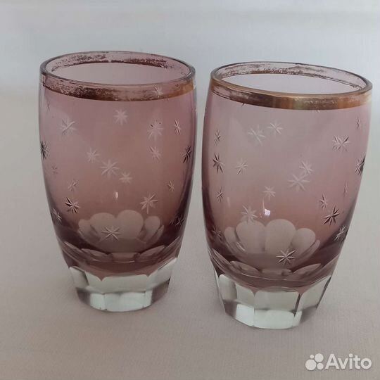 Посуда, цветное стекло