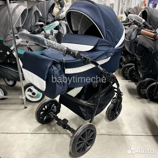 Коляска 2 в 1 Alis Alvaro надувные колеса