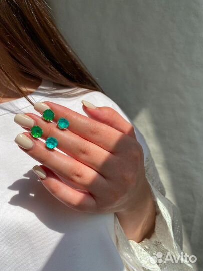 Серьги пусеты Graff Графф