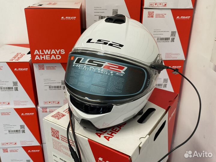 Мото шлем модуляр снегох LS2 FF325 Electricsnow