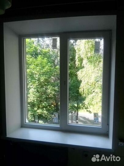 Пластиковые окна с отделкой под ключ