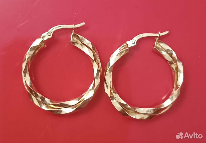 Золотые серьги