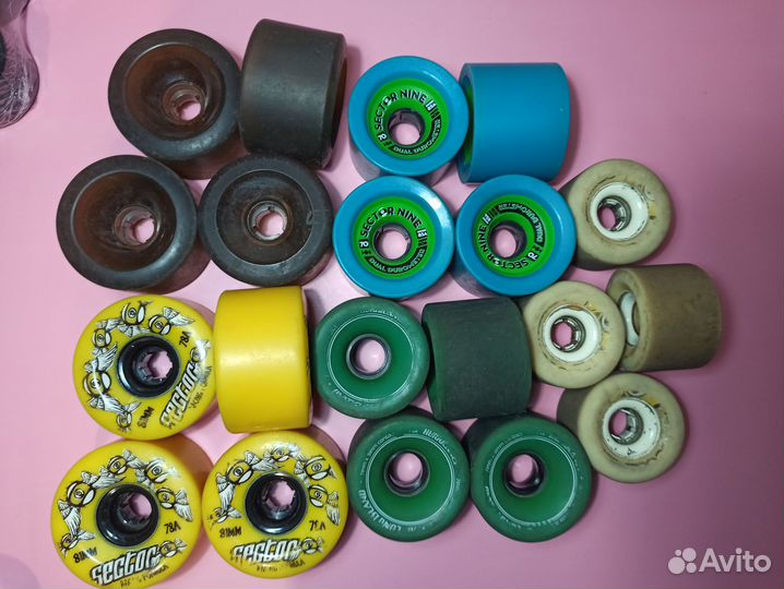 Колеса для лонгборда новые и б/у
