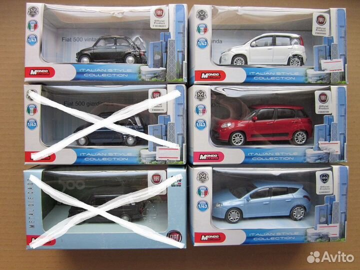 Модели Fiat, Mondo Motors, 1/43