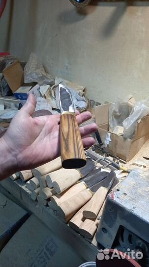 Нож охотничий, заточка в бритву