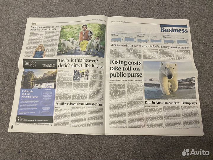 Газета The Times 2017 года