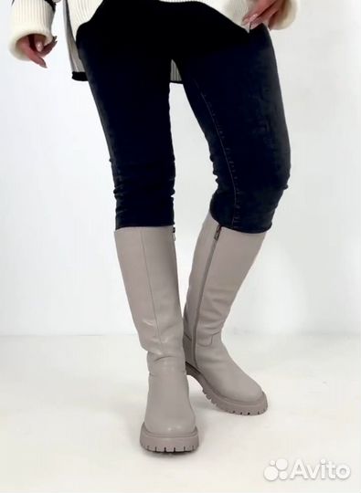 Сапоги натуральная кожа 40 размер