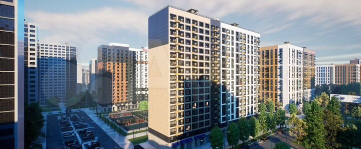 Квартира-студия, 28,4 м², 17/21 эт.