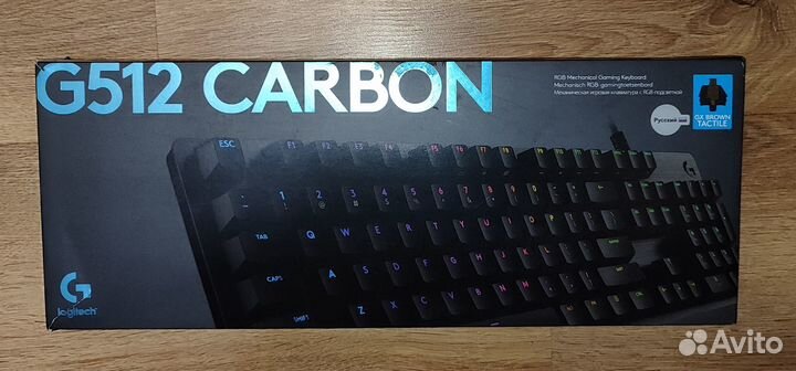 Клавиатура Logitech G512 carbon (GX Brown)