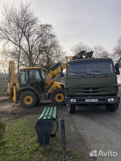 Услуги Камаза самосвала, Эскаватора, и погрузчика