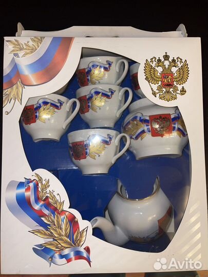 Сервиз чайный Россия с Юбилеем
