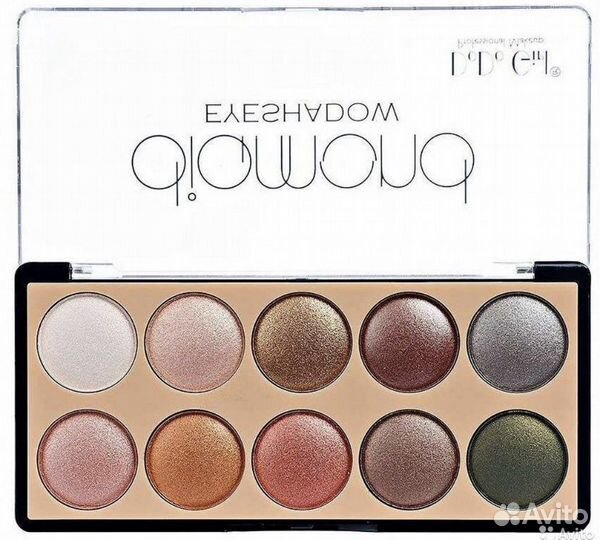 Палетка теней для век, 10 цветов, абсолютно новая