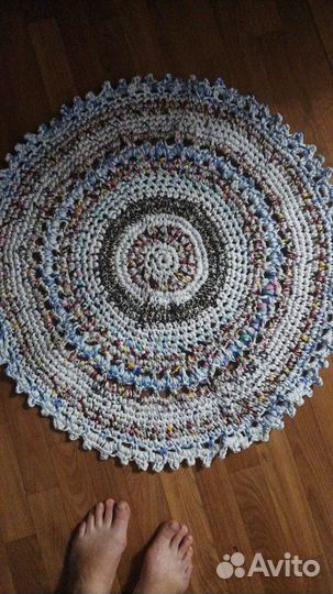 Коврики из трикотажной пряжи