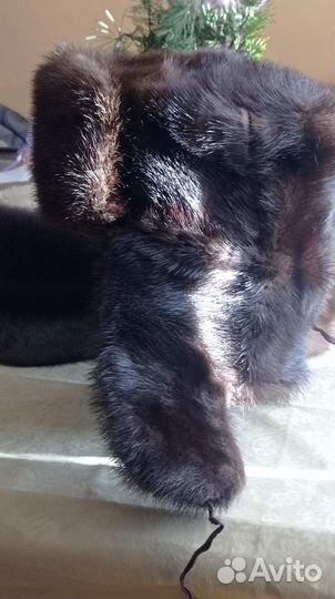 Шапка мужская б/у разного меха разм. 56-58