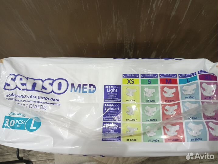 Подгузники для взрослых, I, 3