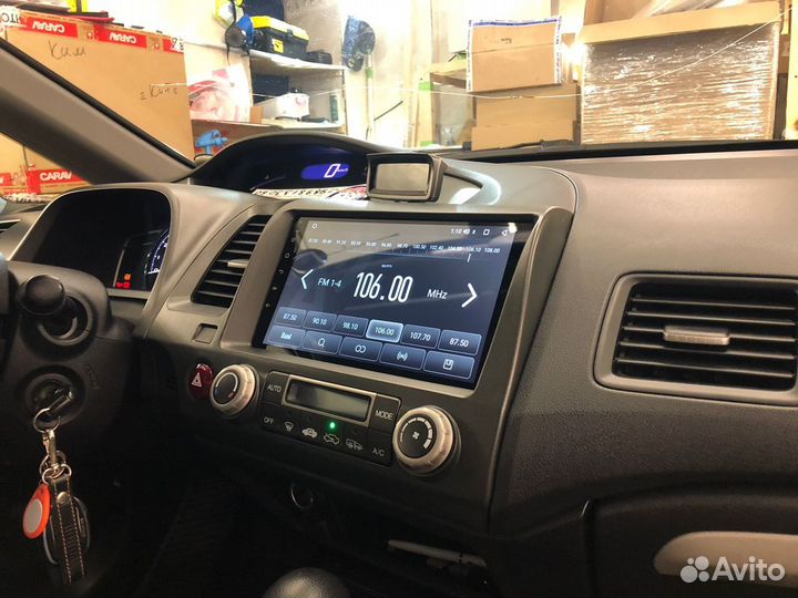 Магнитола Honda Civic 8 4D (9 дюймов)