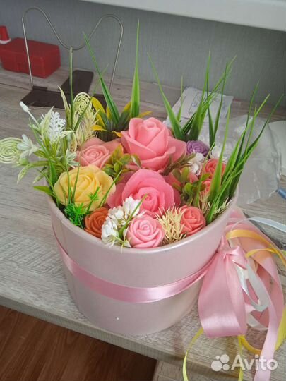 Букет цветов из мыла