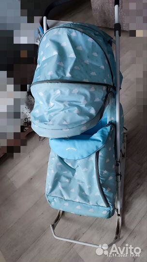 Детские санки коляска бу