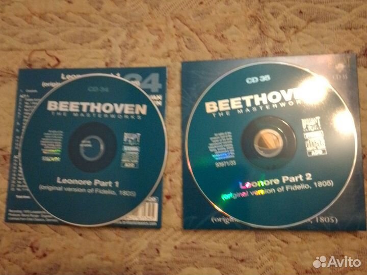 Два CD Бетховен, опера 