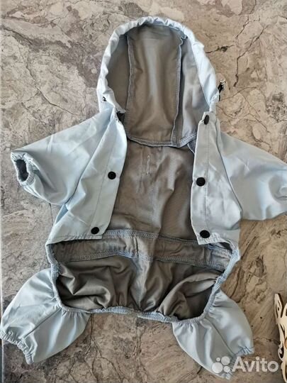 Комбинезон для собак, дождевик