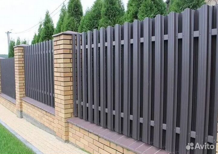 Горизонтальный штакетник