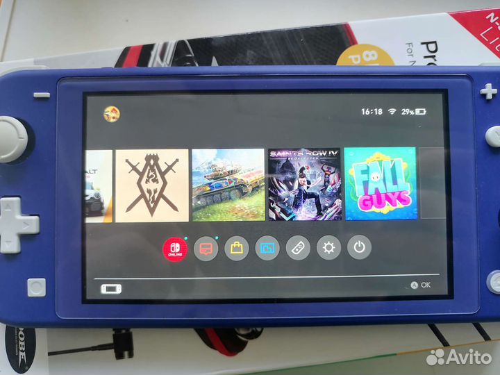 Портативная игровая приставка Nintendo switch lite