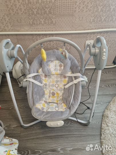 Электрокачели+шезлонг