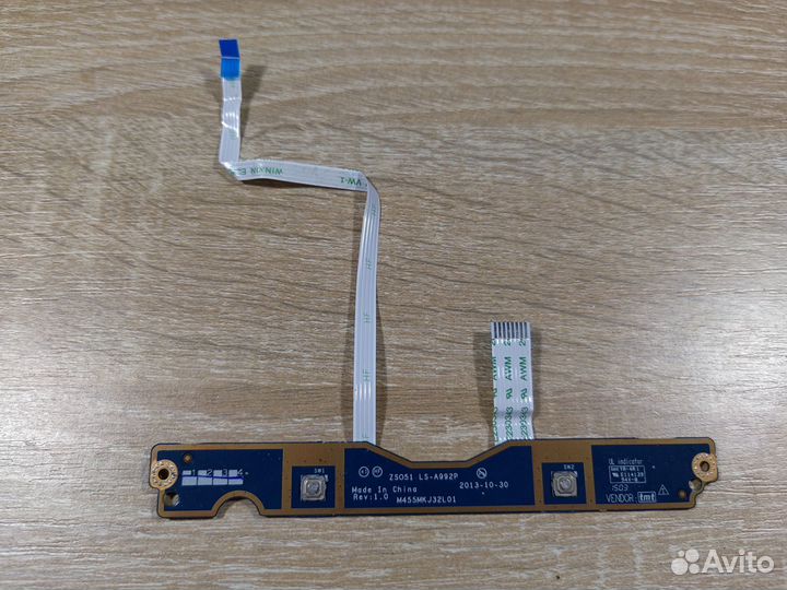 Плата тачпада LS-A992P со шлейфами