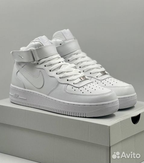 Кроссовки Nike Air Force 1 Mid high(зимние)