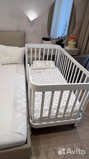 Кроватка happy baby mommy love с расширением