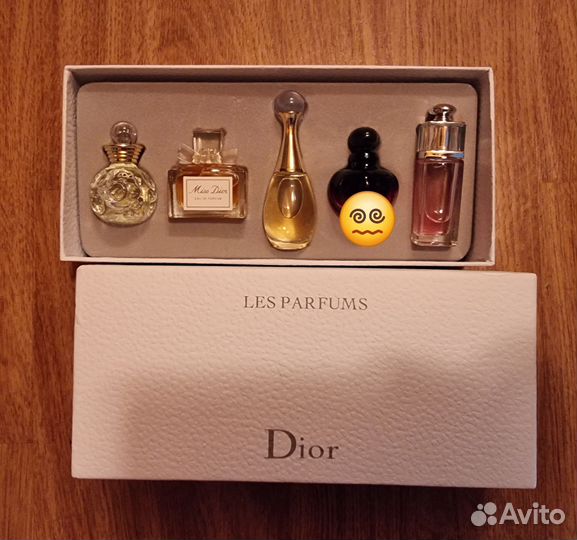 Dior les parfums набор из 5 миниатюр