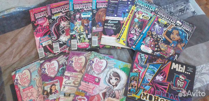 Журналы Monster high и EverAfter high пакетом