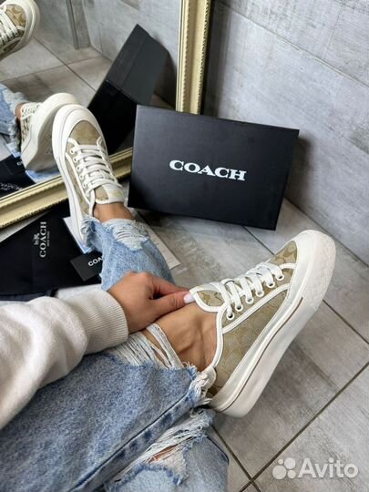 Кеды Coach натуральные