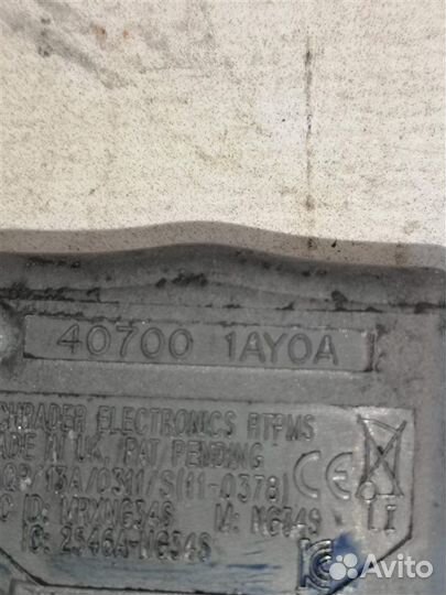 Датчик давления в шинах Infiniti Fx37 S51 VQ37VHR