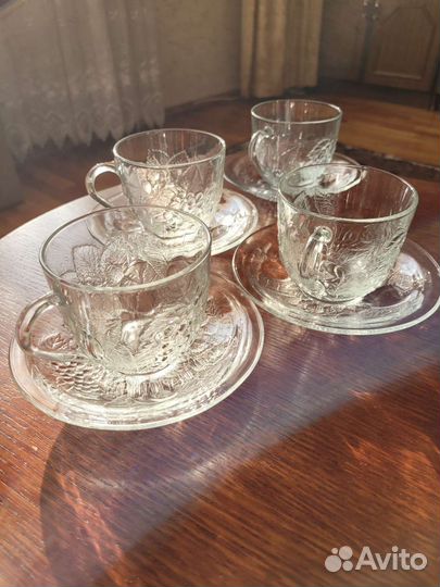 Чайные пары стекло,Турция, цена за всё