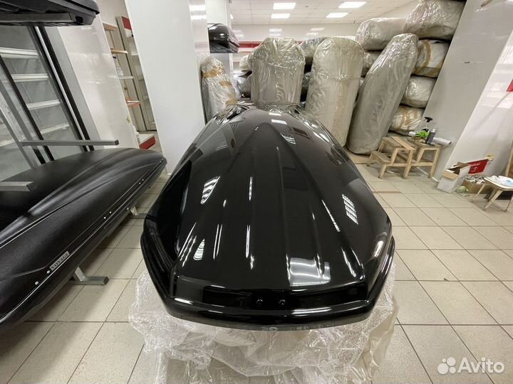 Автобокс Voyage X 500л 218см цвет Черный глянец