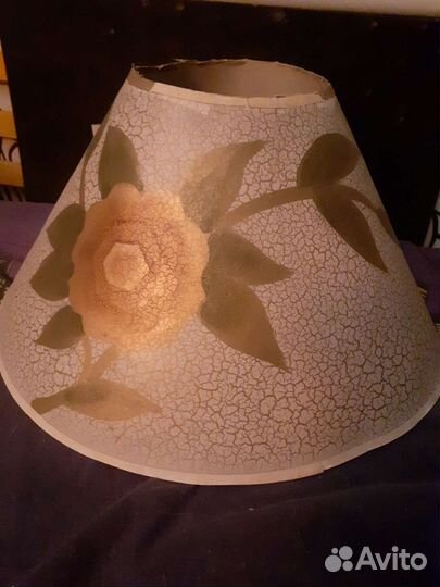 Абажур тканевый и бумажный