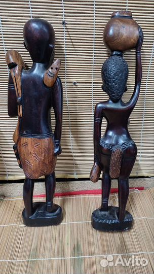Фигурки из дерева Африканские.Пара