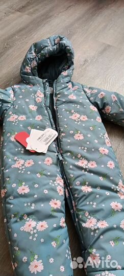 Демисезонный комбинезон на девочку 80