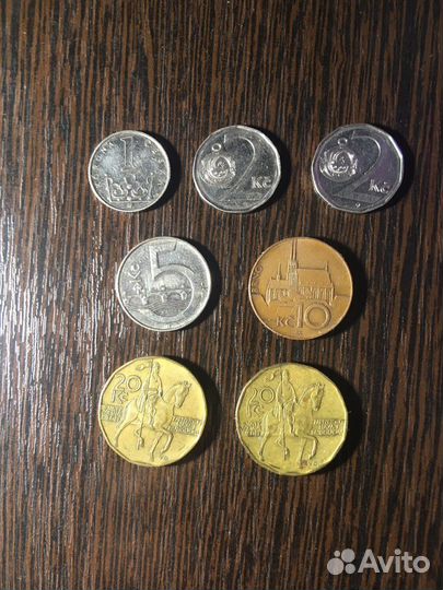 013 Монеты Чехии и Чехословакии