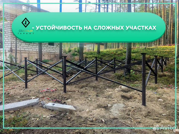 Свайный фундамент сваи