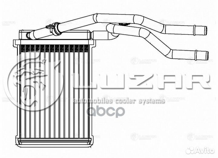 Радиатор отопителя салона для а/м Ford Fusion