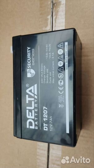 Батарея аккумуляторная Delta DT 1207 5шт