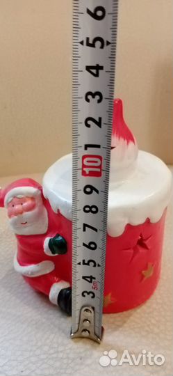 Подсвечник дед мороз. Статуэтка слоники, нефрит