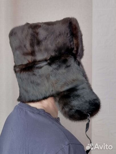 Мужская норковая шапка