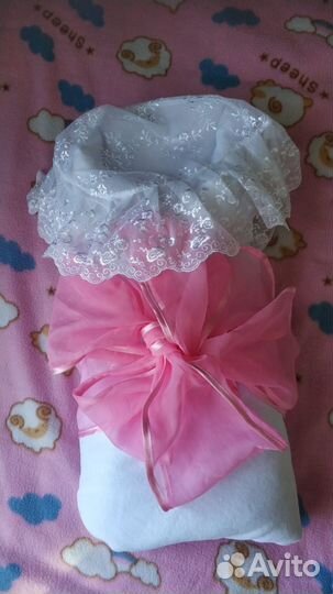 Конверт на выписку весна-осень для девочки