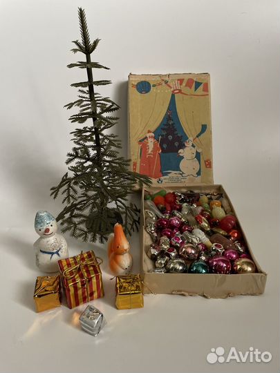 Елочные игрушки СССР набор малютка